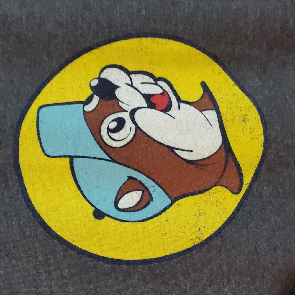 Buc-ee's Dark Gray Tee Shirt Small